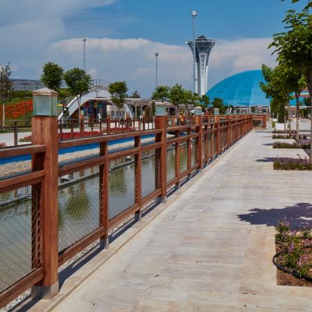X-TEND Ahşap Korkuluk - EXPO 2016