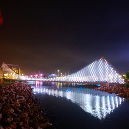 X-LED MESH Cam Köprü - EXPO 2016