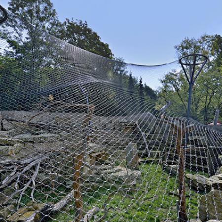 KAR LEOPARLARI İÇİN DIŞ MEKAN KAPALI ALAN - DRESDEN