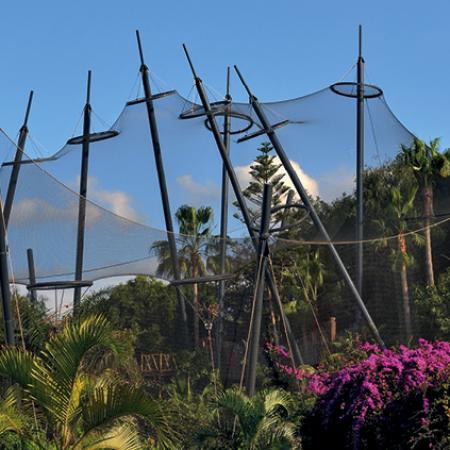 YÜRÜYEREK GEZİLEBİLEN BÜYÜK KUŞ KAFESİ