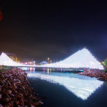 X-LED MESH Cam Köprü - EXPO 2016
